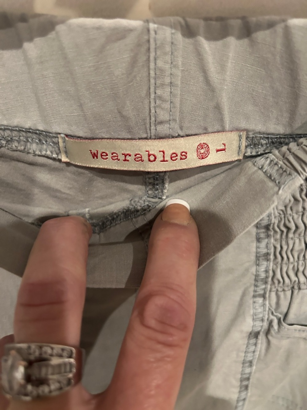 Wearables Light Gray Women’s Pants